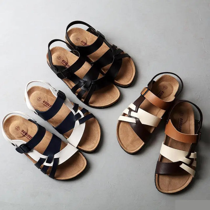 W&W Mode | Orthopädische Premium Ledersandalen