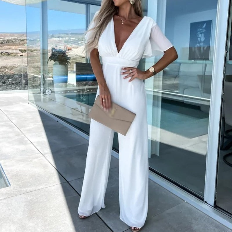 WW | Stylischer Overall mit weiten Beinen