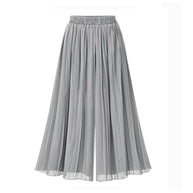 WW | Damenhose Mit Weitem Bein Und Mesh Detail