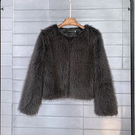 Plüschjacke aus Flausch