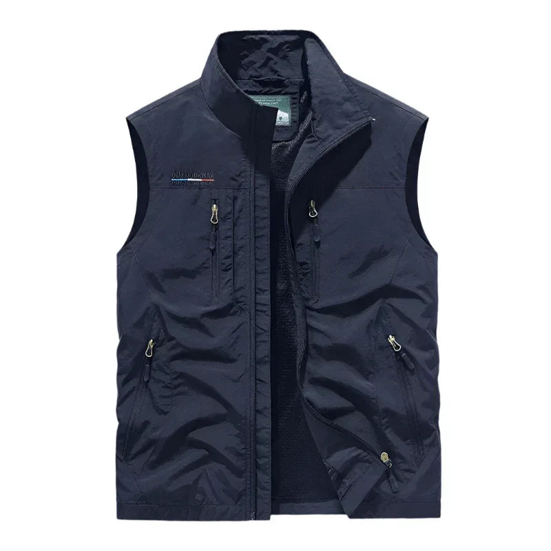 W&W Mode | Mehrfachtaschen Nylon Bodywarmer Für Herren