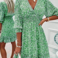 Sunspark™ - Sexy Sommerkleid mit V-Ausschnitt