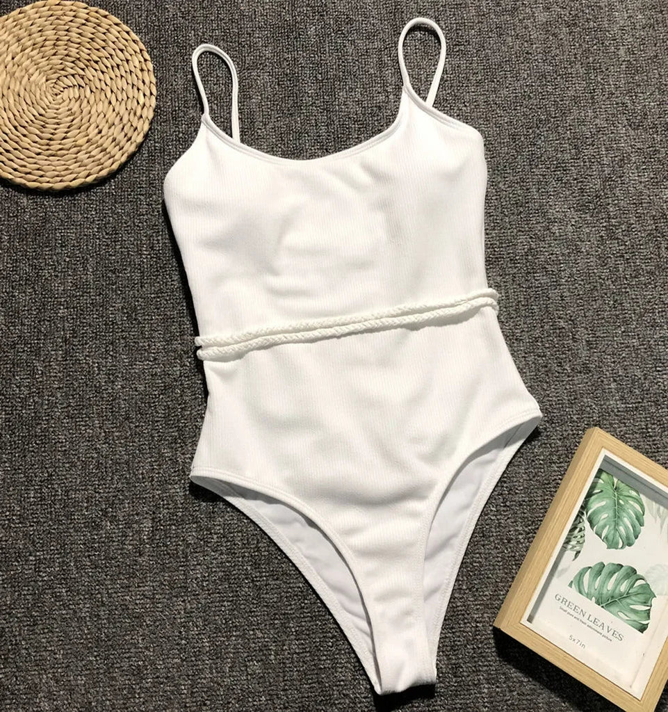 WW De Bain-Badeanzug mit Taillenbund