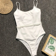 WW De Bain-Badeanzug mit Taillenbund