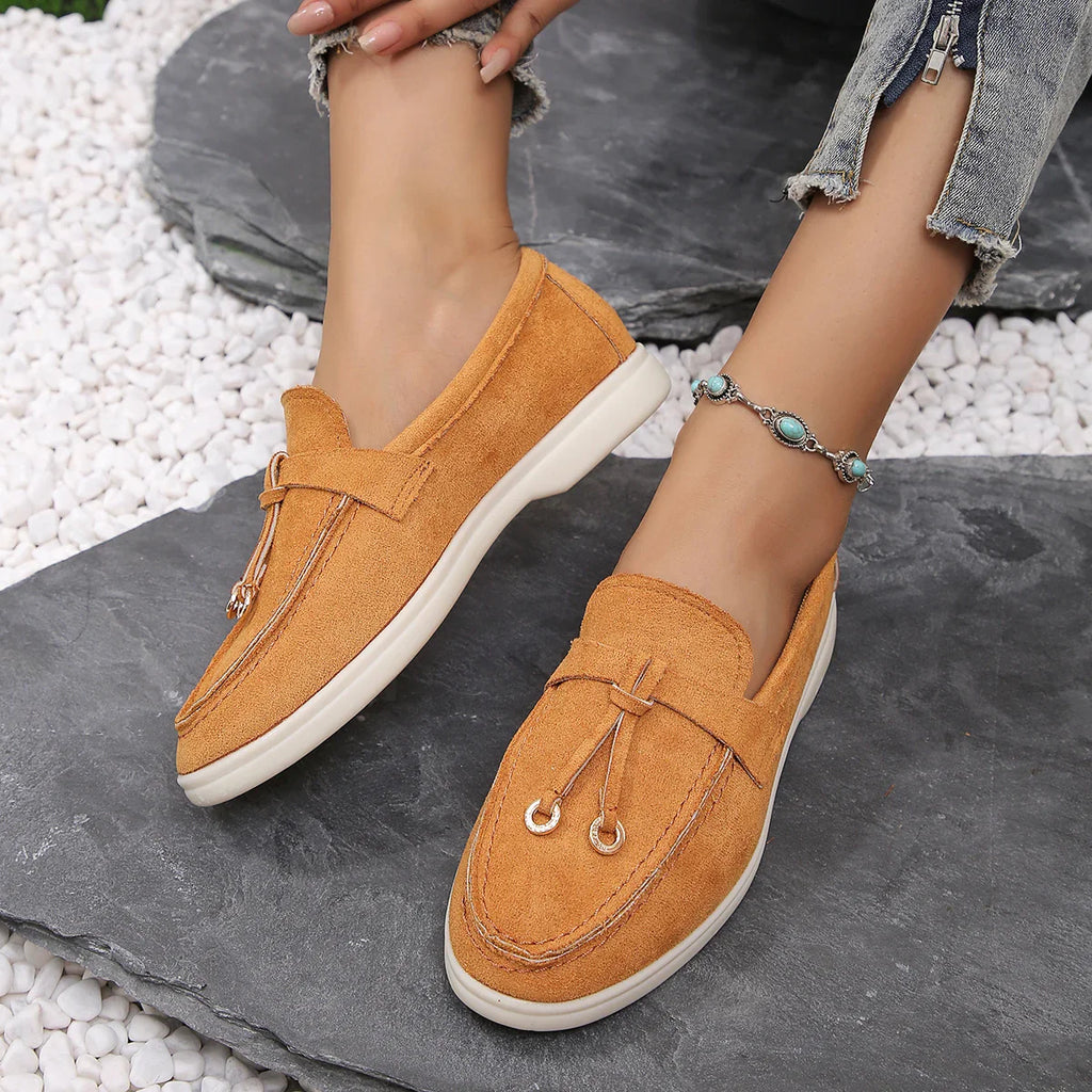 WW | Damen Leder Slipper Für Den Herbst Und Frühling