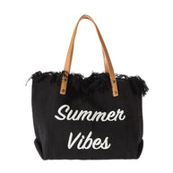WW Sommer Vibes Strandtasche | Bunte Strandtasche mit sommerlichem Aufdruck