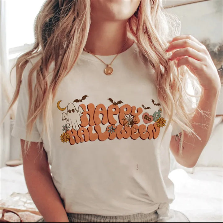 W&W - Modisches Herbst-Halloween-T-Shirt