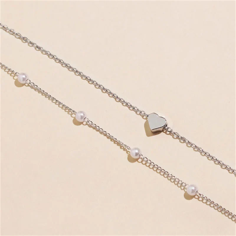 W&W Mode | Perlen Choker Herz Halskette Für Frauen