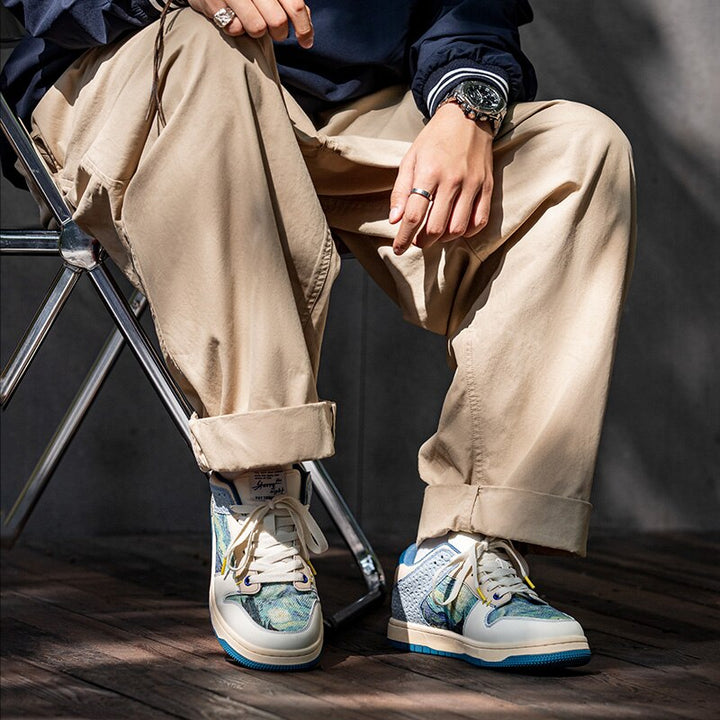 W&W Mode | Gogh Starry Night Inspirierte Sneakers