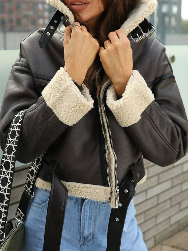 WW - Kurze Faux-Fur-Jacke