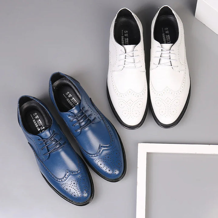 W&W Mode | Bequeme Oxford Herren Business Anzug Schuhe