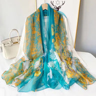 WW | Seidenschal Mit Elegantem Design Und Weicher Textur Für Kalte Tage Stil