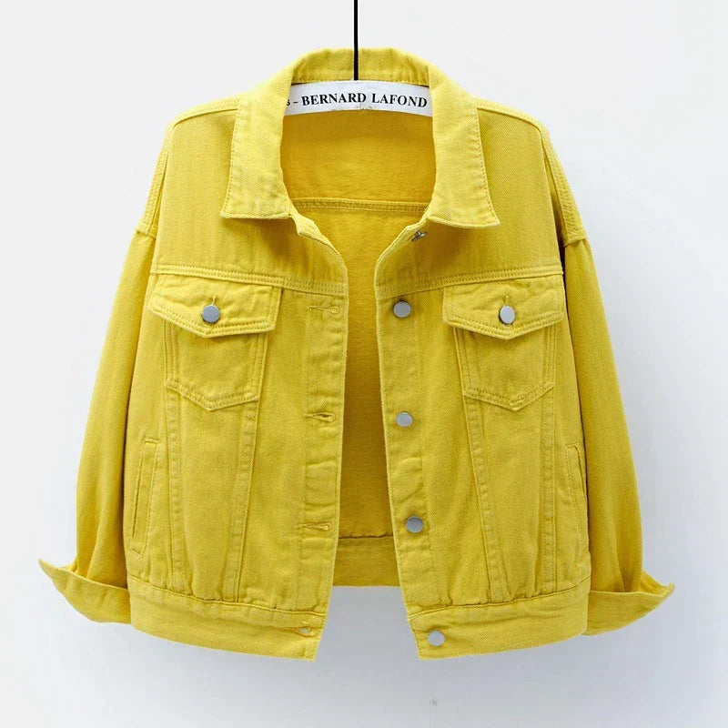 W&W Mode | klassische Damen Jeansjacke in vielen Farben