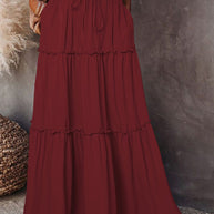 WW | Langer Hochtaillierter Maxi Rock