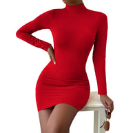 WW | Figurbetontes Minikleid Mit Langen Ärmeln