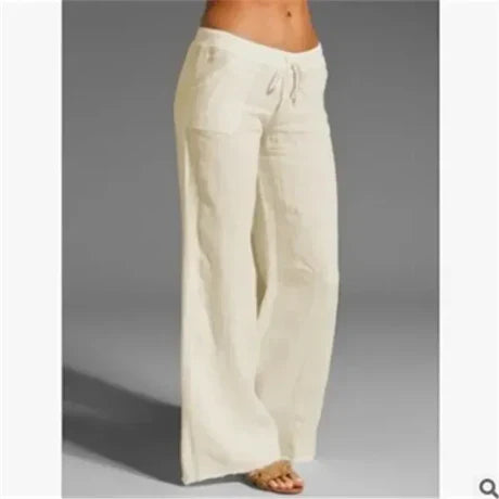 WW | Weiße Leinenhose