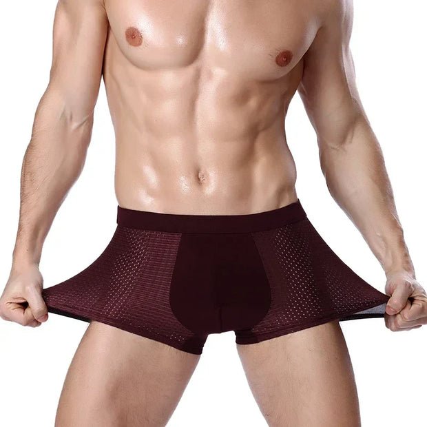 WW | Atmungsaktive Herren Boxershorts Aus Bambusfaser 4er Pack
