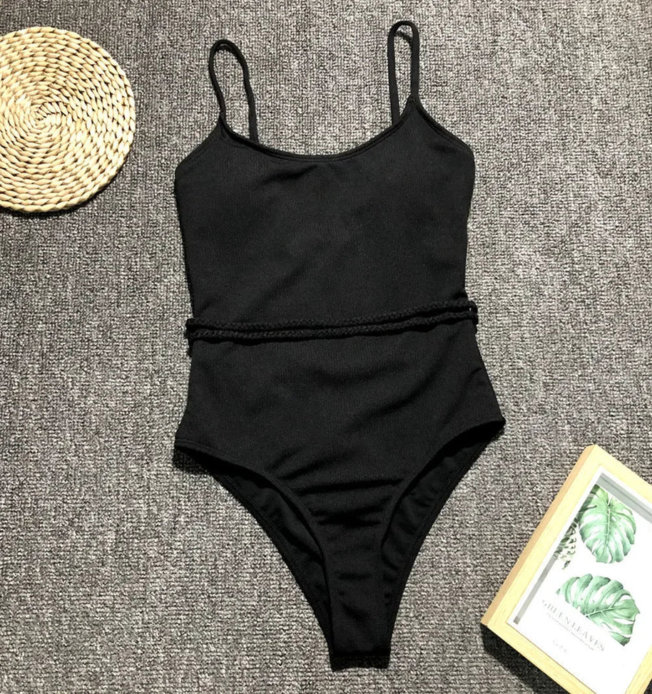 WW De Bain-Badeanzug mit Taillenbund
