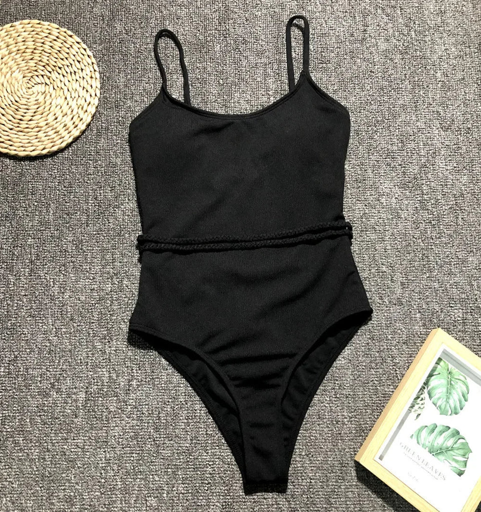 WW De Bain-Badeanzug mit Taillenbund