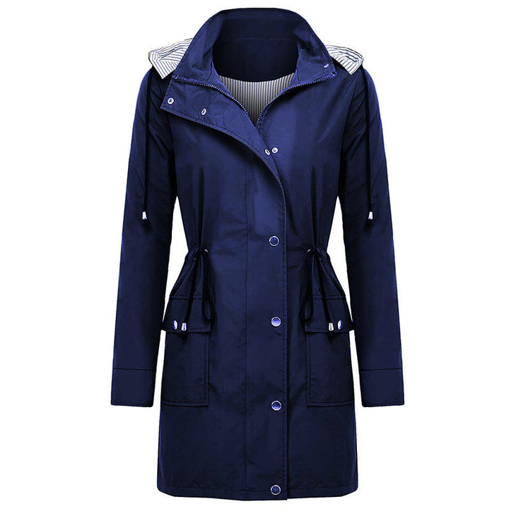 W&W Mode Wonder Hooded Waterproof Long Coat