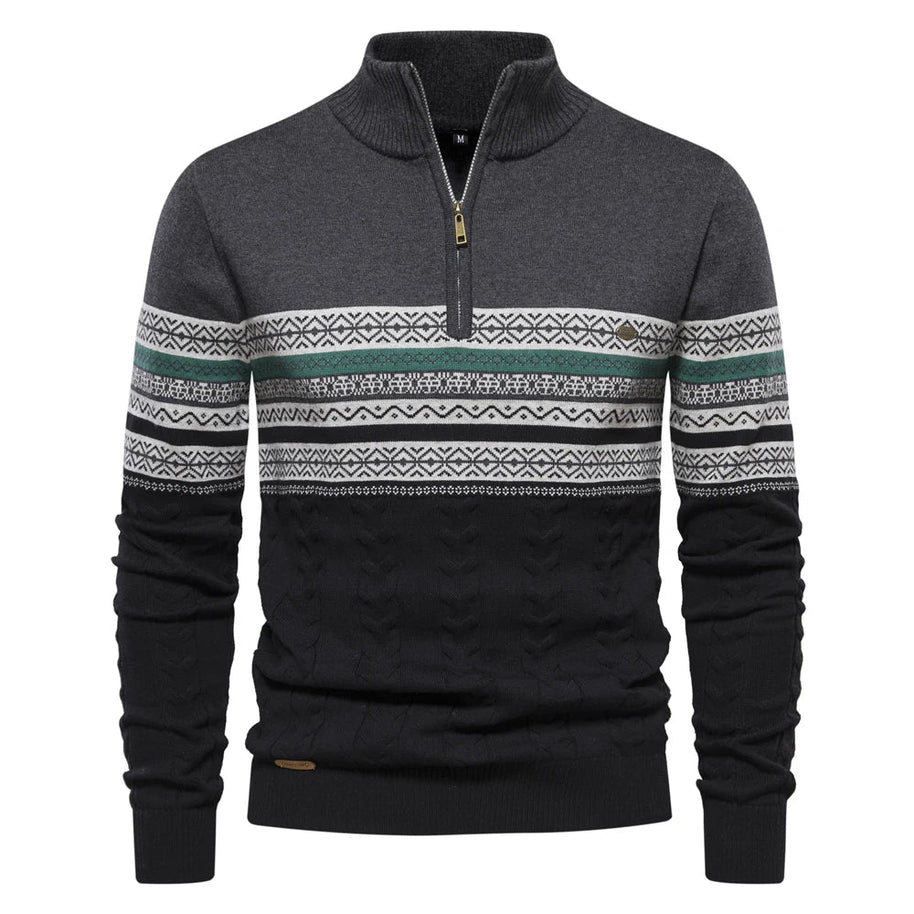 WW - Pullover mit Retro-Muster