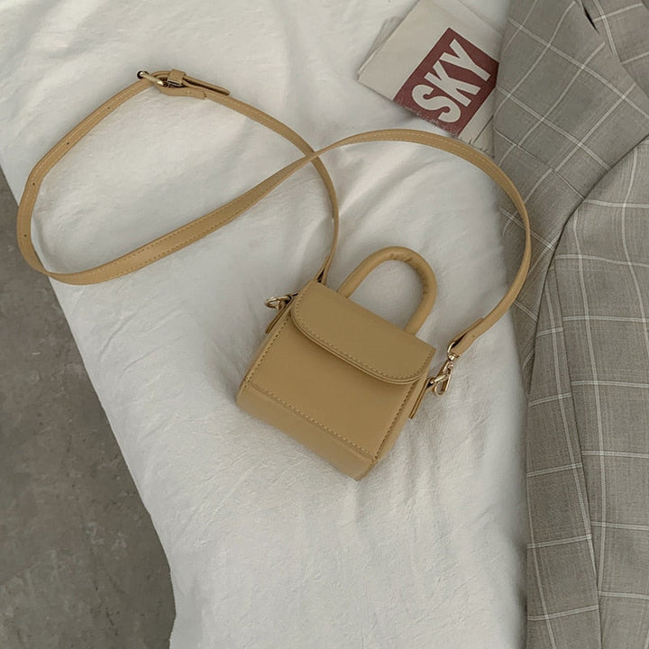 W&W Mode Damen Tragbare Kleine Quadratische Tasche | Vielseitige Umhängetasche