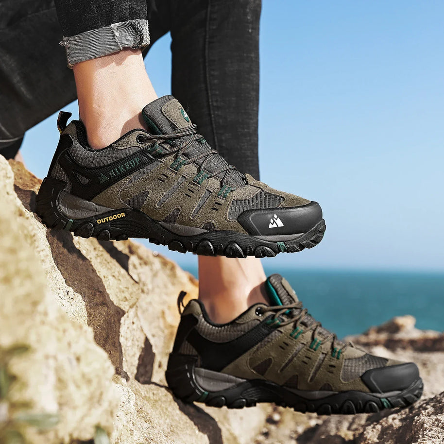 WW | Niedrig Wasserabweisende Wanderschuhe Mit Robuster Sohle Für Herren