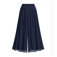 WW | Damenhose Mit Weitem Bein Und Mesh Detail