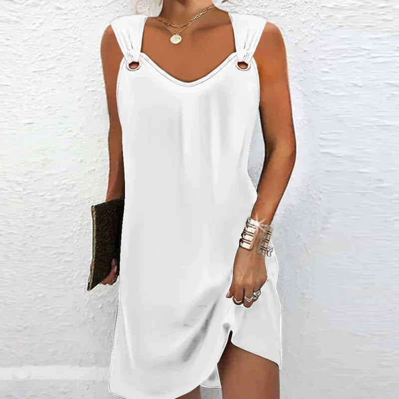 WW - Ärmelloses Kleid mit Spaghetti-Trägern