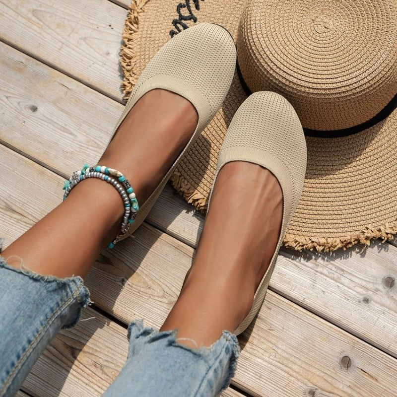 WW | Bequeme Mesh Ballerinas