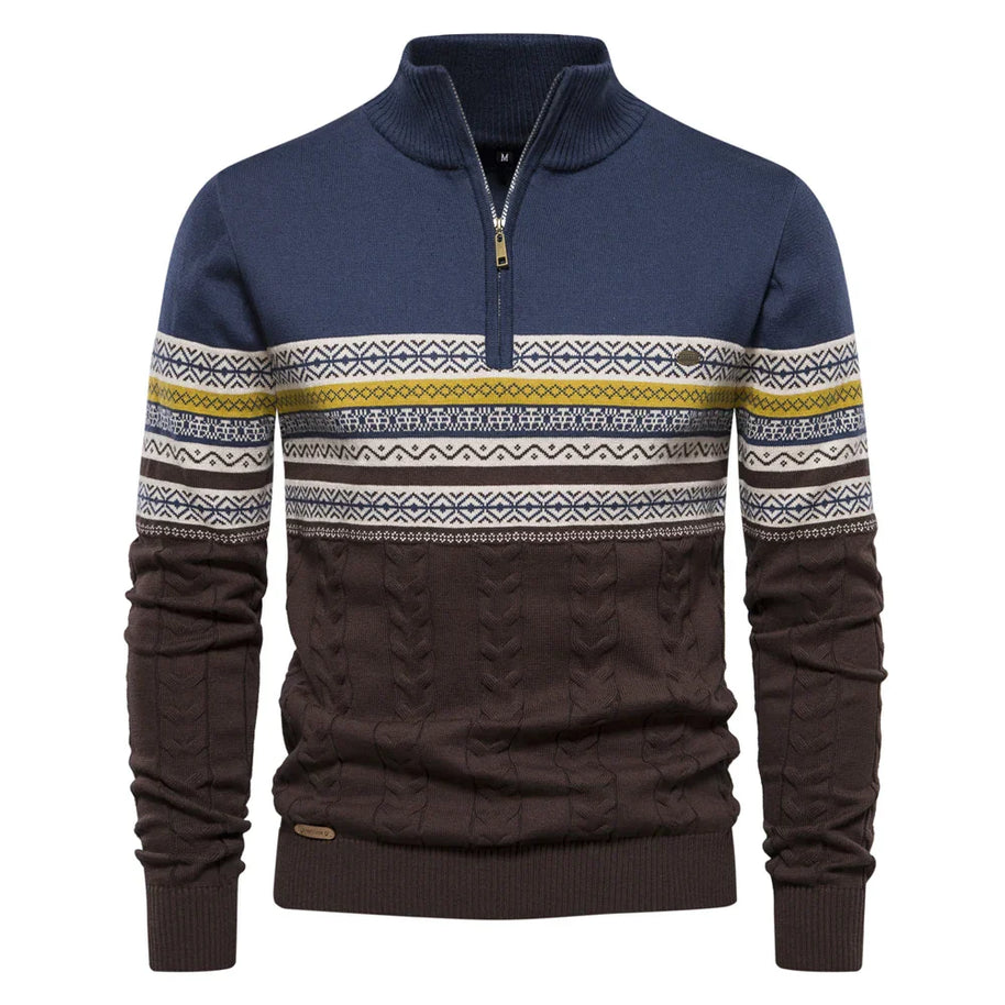 WW - Pullover mit Retro-Muster