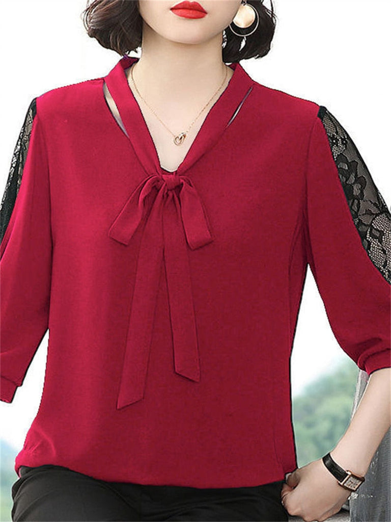 WW | Klassische Sommer Leichte Bluse für Damen