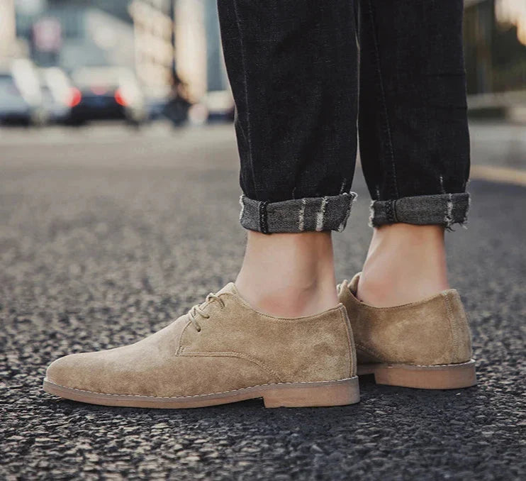 WW | Atmungsaktiv Weich Anzugschuhe Herren Aus Kalbsleder