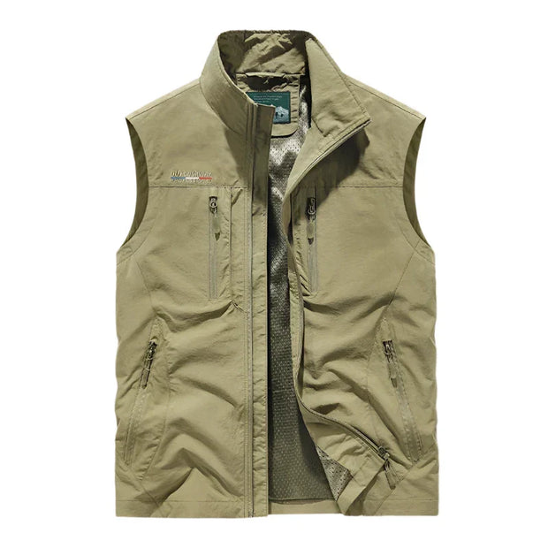 WW | Mehrfachtaschen Nylon Bodywarmer Für Herren