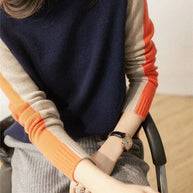 Color-Blocking-Pullover