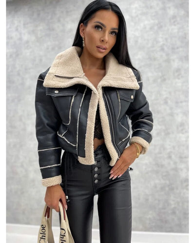 Damen Lederjacke für den Alltag