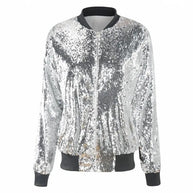 WW | Paillettenmantel Bomberjacke