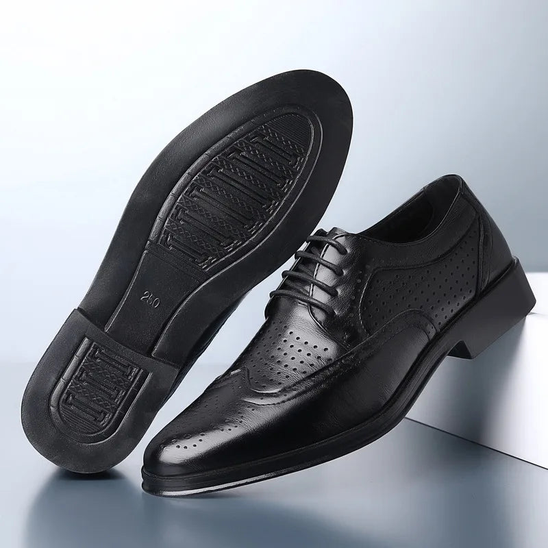 W&W Mode | Bequeme Oxford Herren Business Anzug Schuhe
