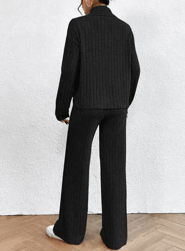 W&W Mode | Strickhose und Rollkragenpullover