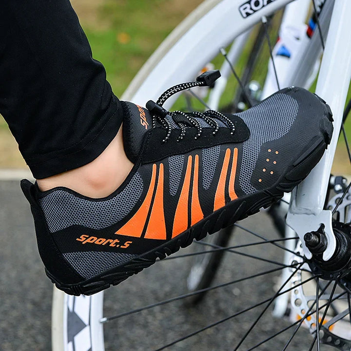 MTB- und Rennradschuhe mit rutschfester Sohle