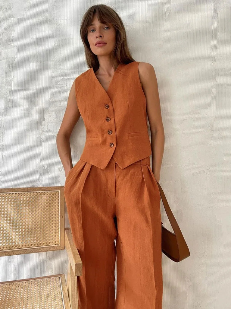 WW | Set - Zweiteilig mit Weste und Hose - Leicht und Komfortabel