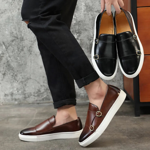 WW | Stilvolle Leder Loafers Für Herren Zeitloser Charme
