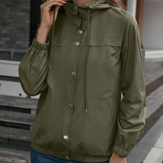 Active Outdoor Regenjacke mit Kapuze - Wasserdicht und winddicht