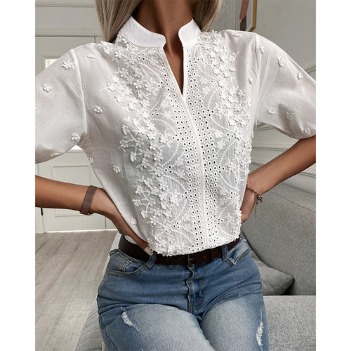 W&W Mode | Elegante Baumwollbluse Für Damen