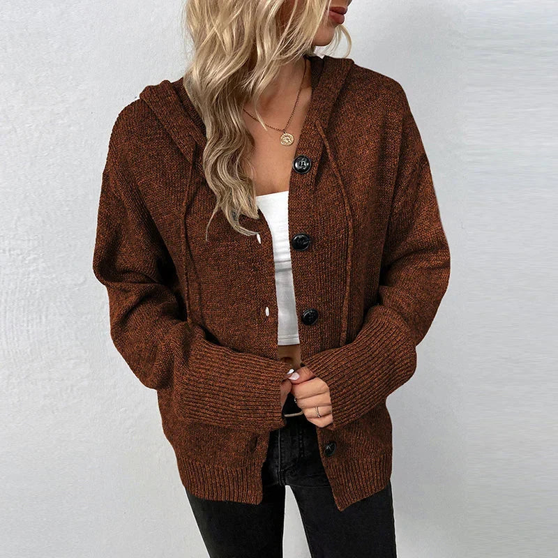 W&W Mode | Bequemer Hooded Cardigan