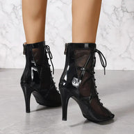 WW | Feststiefel Sexye Stilettos Dünne Absätze Schuhe Tanzschuhe Latin für Ballroom Basic Nachtclub Damen Schuhe