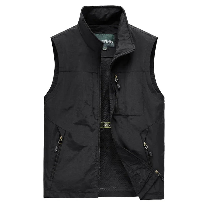 W&W Mode | Stilvolle Leichte Zwischenjacke Als Weste Für Herren Mit Kragen