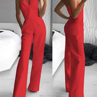 WW | Ärmelloser V-Ausschnitt Overall für Sommer