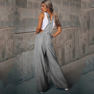 WW | Boho Oversize Denim Latzhose