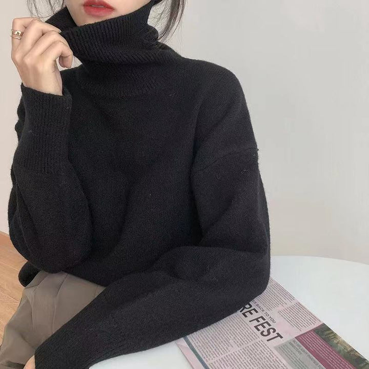 W&W Mode | Stilvolle Herbst Klassische Rollkragenpullover für Frauen